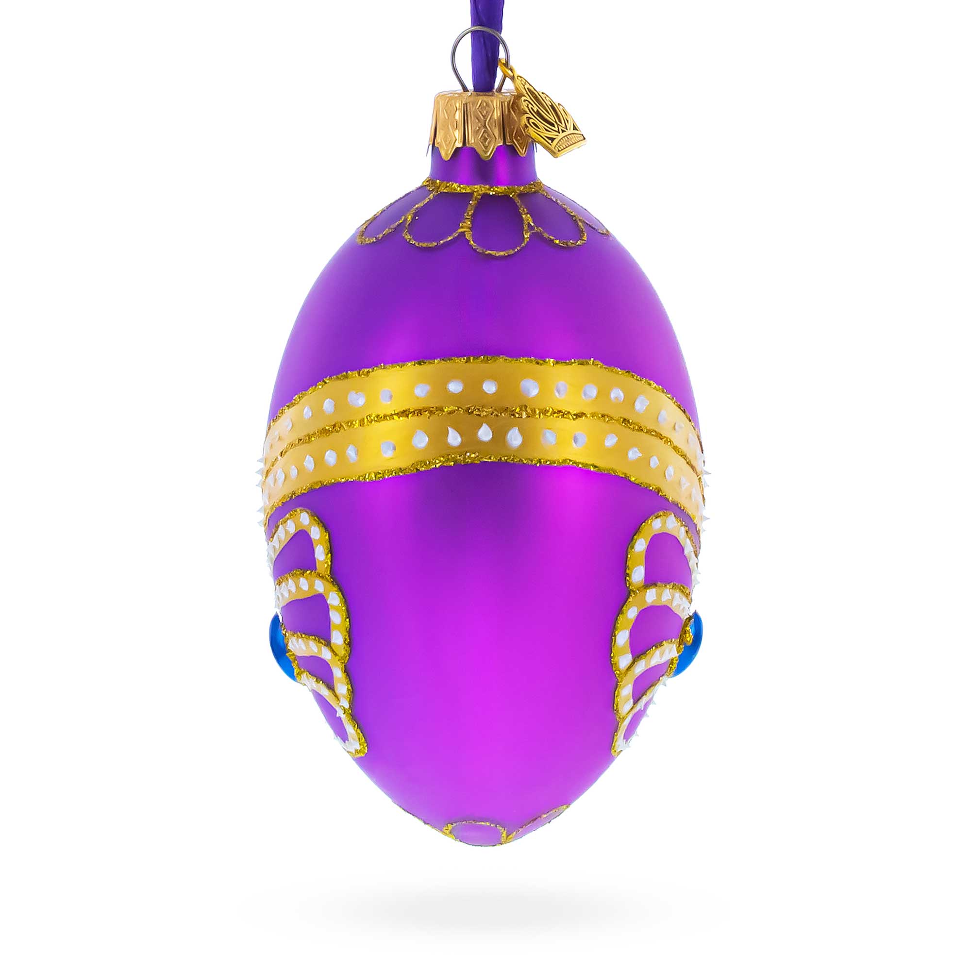 Buy Christmas Ornaments Glass Egg Glamour by BestPysanky Online Gift Ship