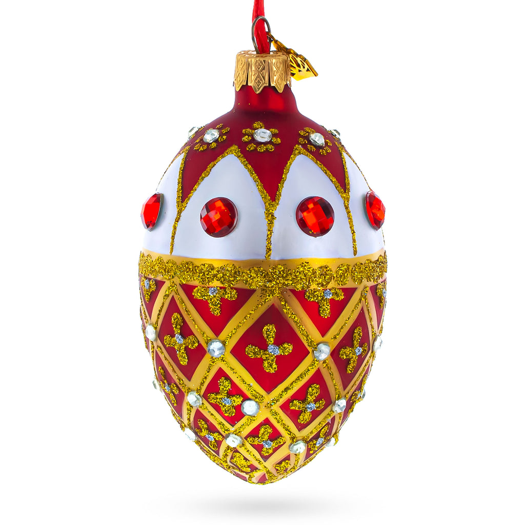 Buy Christmas Ornaments Glass Egg Glamour by BestPysanky Online Gift Ship