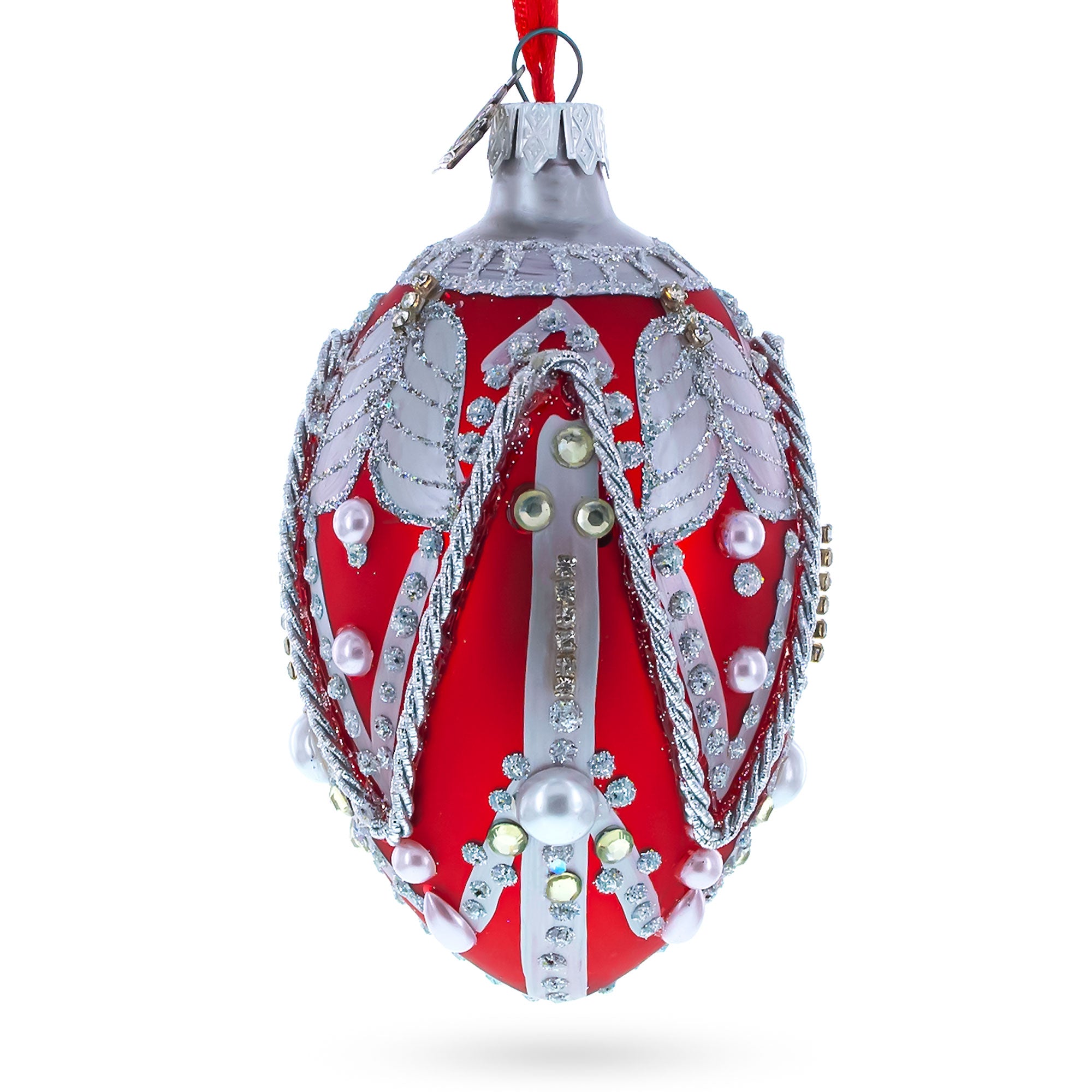 Buy Christmas Ornaments Glass Egg Glamour by BestPysanky Online Gift Ship