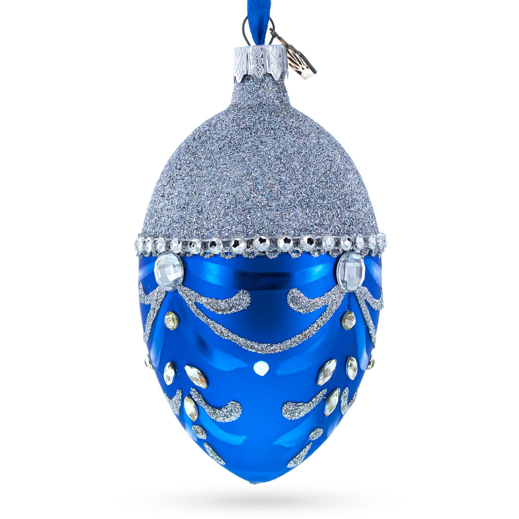 Buy Christmas Ornaments Glass Egg Glamour by BestPysanky Online Gift Ship