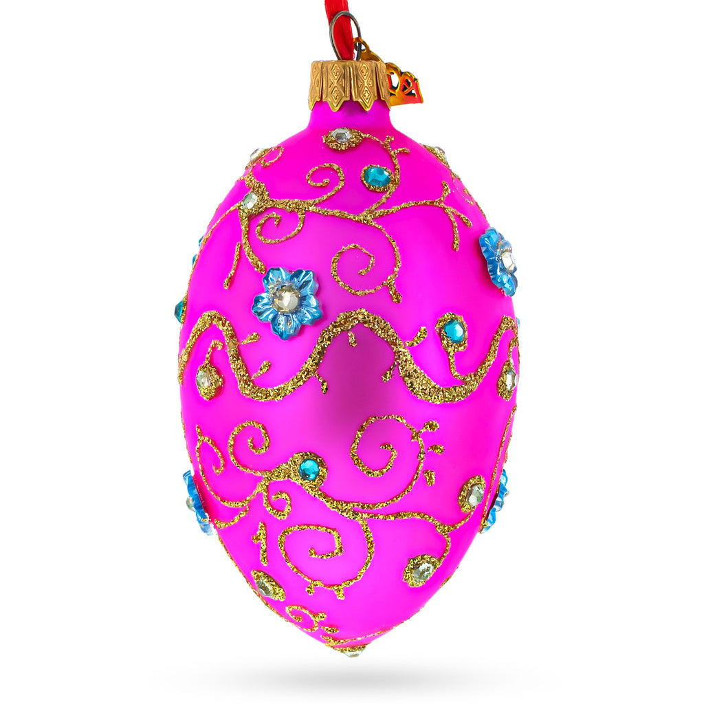 Buy Christmas Ornaments Glass Egg Glamour by BestPysanky Online Gift Ship