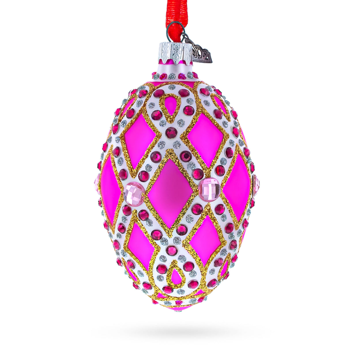 Buy Christmas Ornaments > Glass > Egg > Couturier by BestPysanky Online Gift Ship