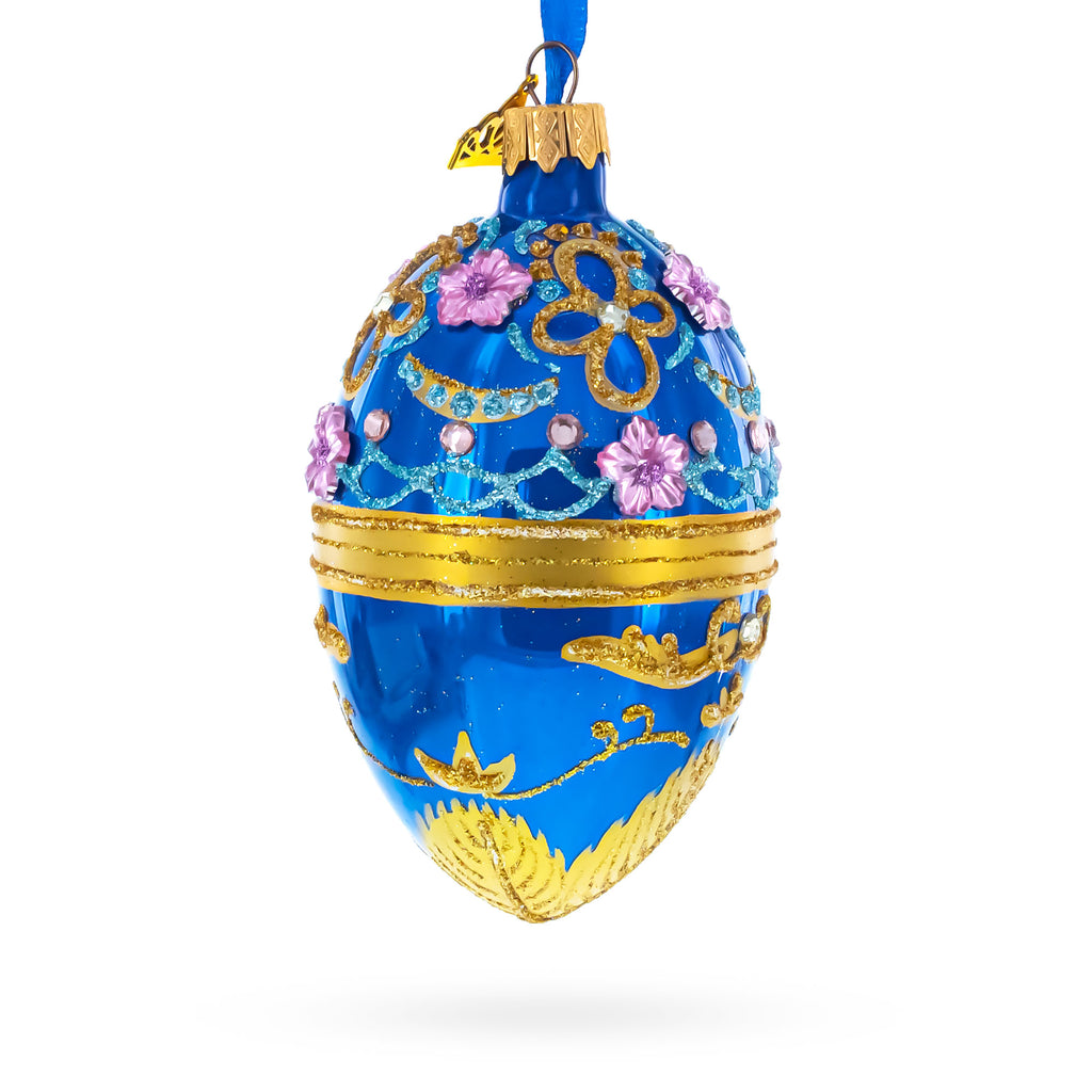 Buy Christmas Ornaments Glass Egg Glamour by BestPysanky Online Gift Ship