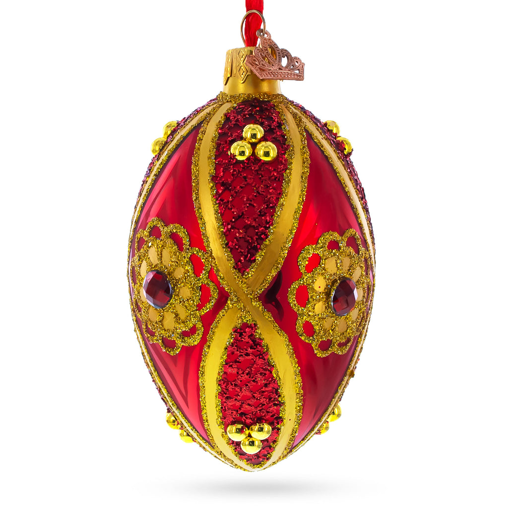 Buy Christmas Ornaments Glass Egg Glamour by BestPysanky Online Gift Ship