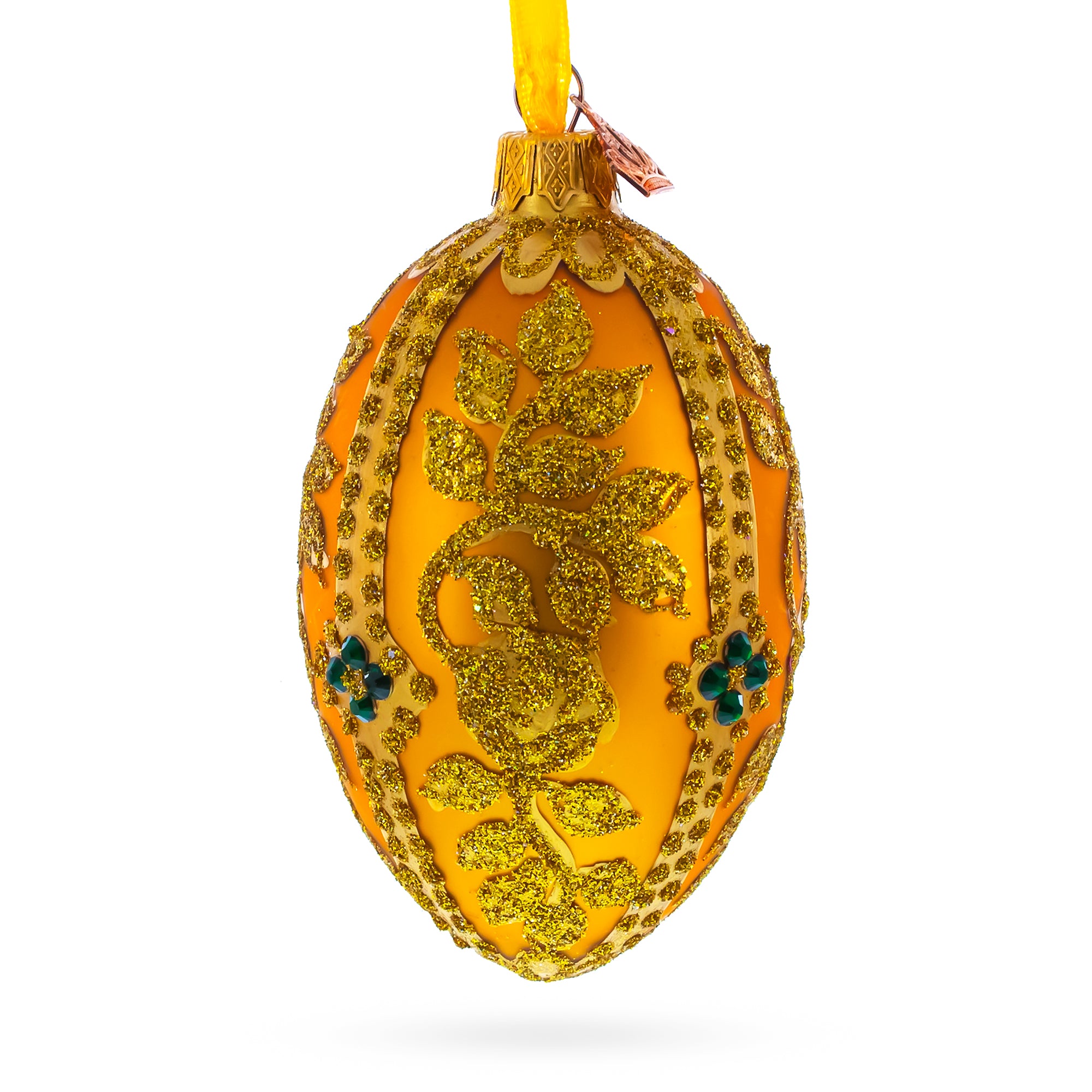 Buy Christmas Ornaments Glass Egg Glamour by BestPysanky Online Gift Ship