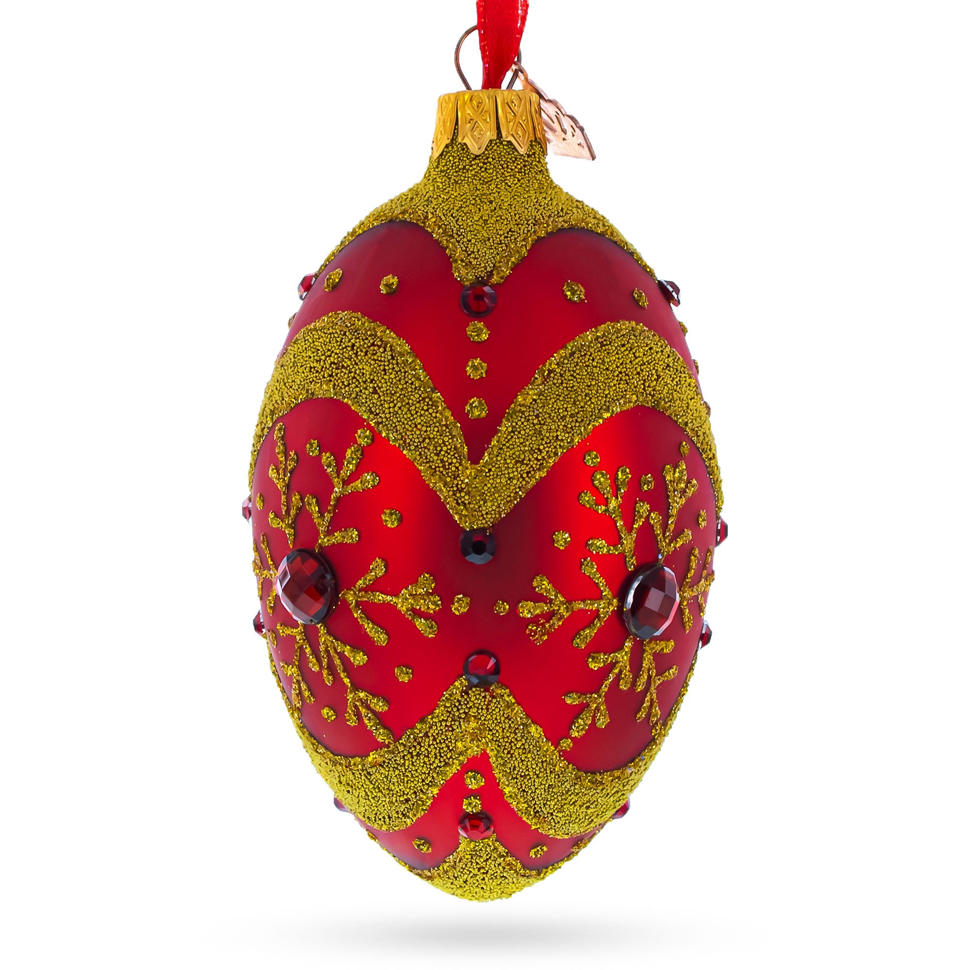 Buy Christmas Ornaments Glass Egg Glamour by BestPysanky Online Gift Ship