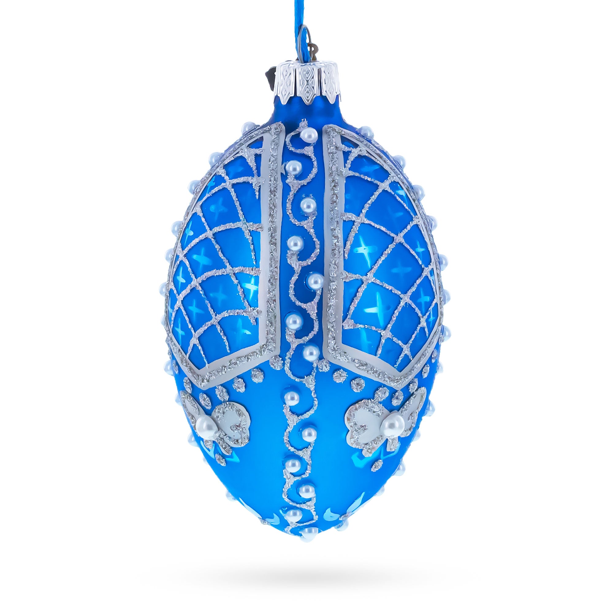 Buy Christmas Ornaments Glass Egg Glamour by BestPysanky Online Gift Ship