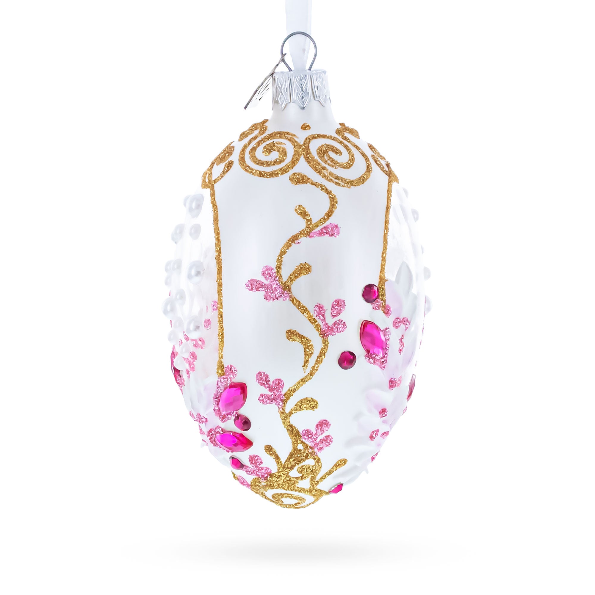 Buy Christmas Ornaments Glass Egg Glamour by BestPysanky Online Gift Ship