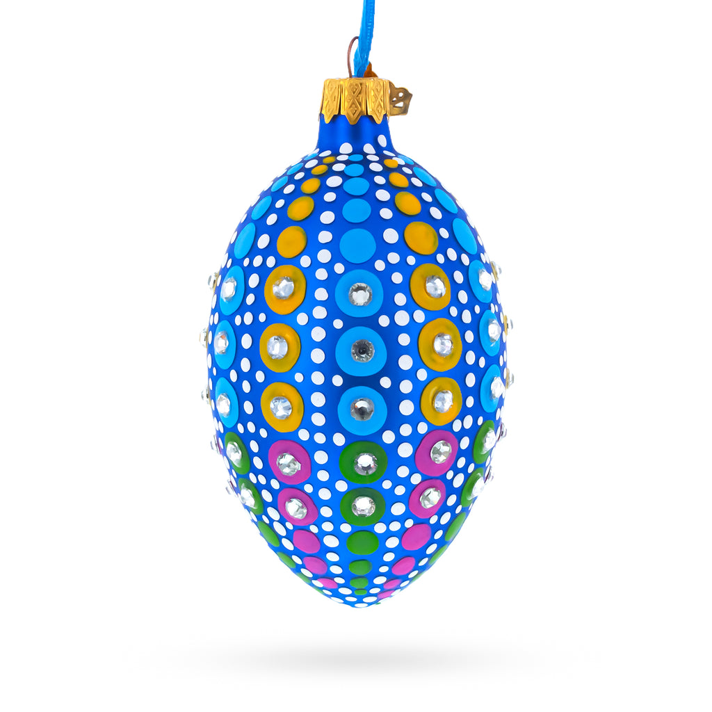Buy Christmas Ornaments Glass Egg Glamour by BestPysanky Online Gift Ship