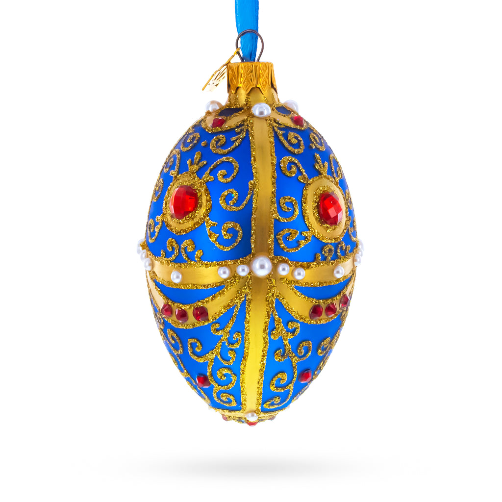 Buy Christmas Ornaments Glass Egg Glamour by BestPysanky Online Gift Ship