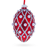 Buy Christmas Ornaments Glass Egg Geometrical by BestPysanky Online Gift Ship