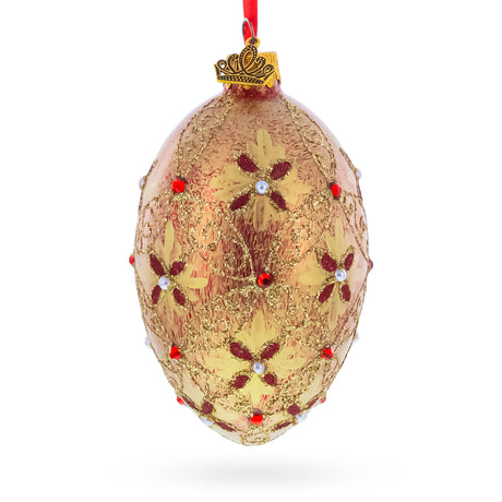 Buy Christmas Ornaments Glass Egg Glamour by BestPysanky Online Gift Ship