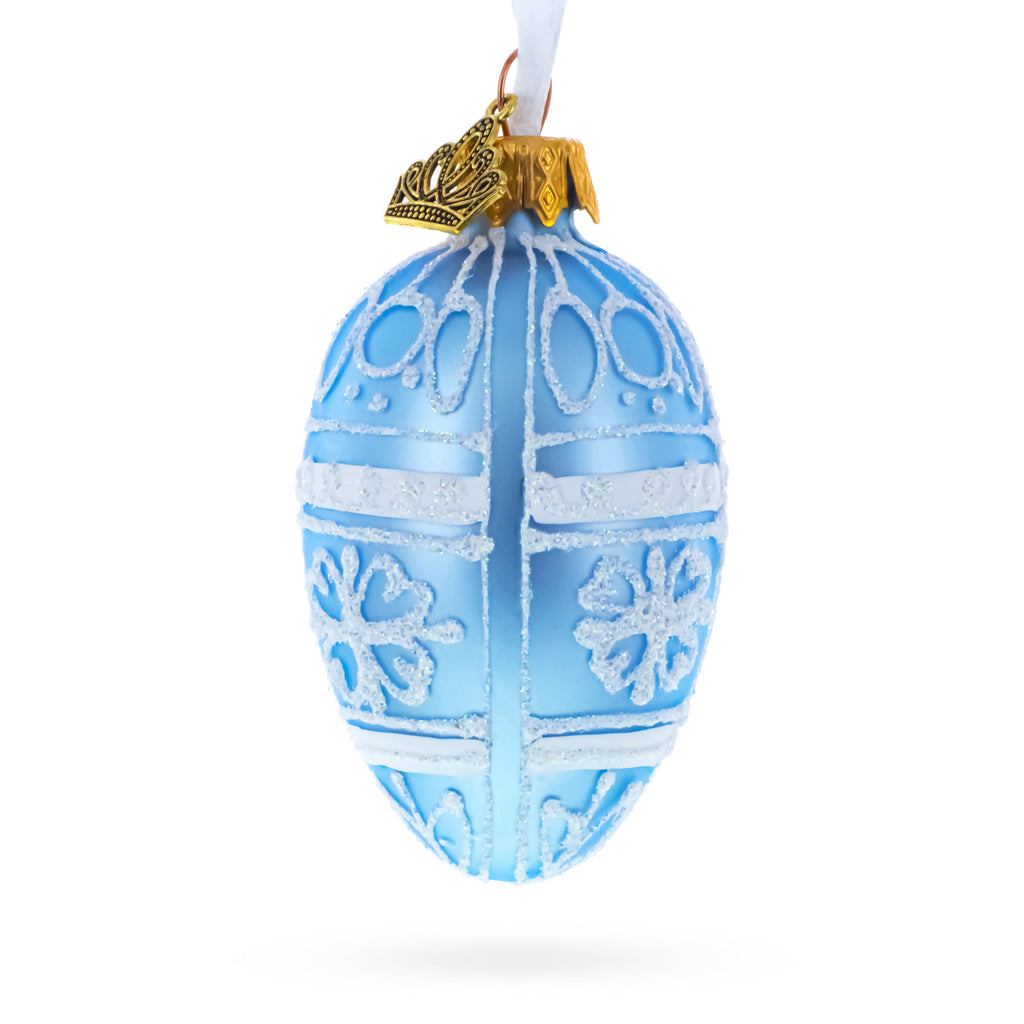 Buy Christmas Ornaments Glass Egg Geometrical by BestPysanky Online Gift Ship
