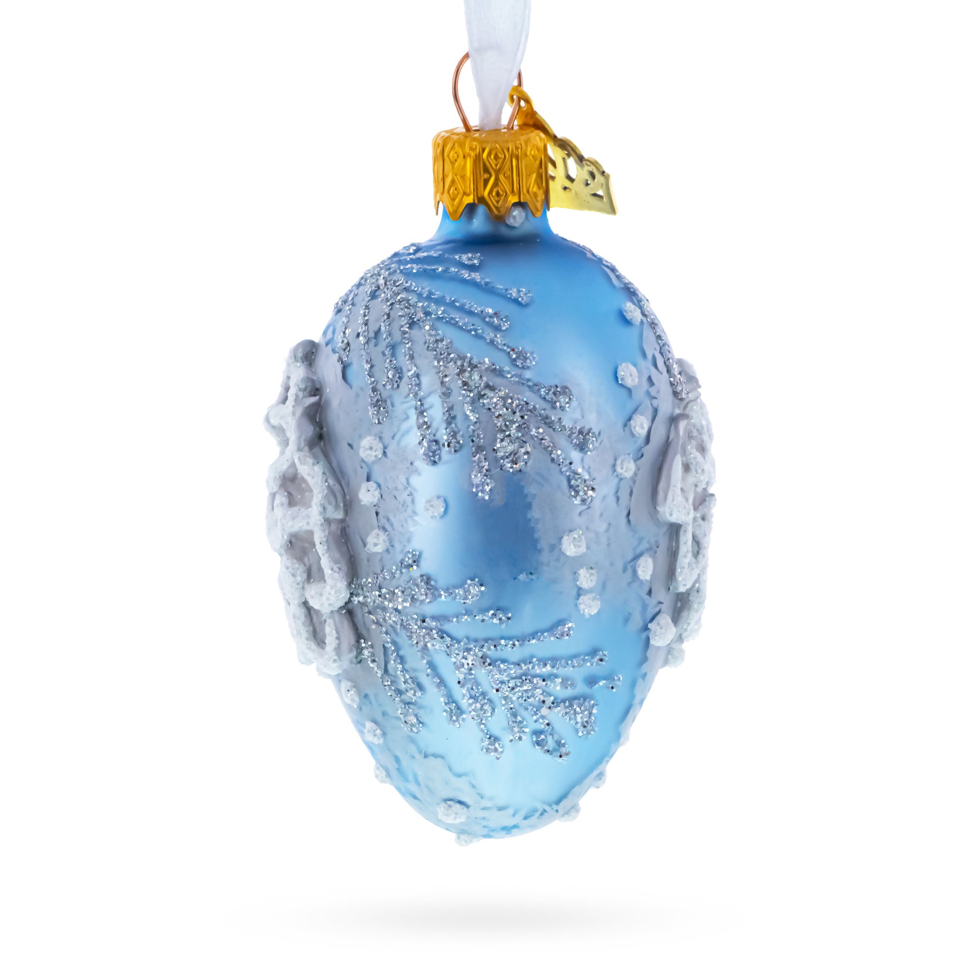 Buy Christmas Ornaments Glass Egg Geometrical by BestPysanky Online Gift Ship