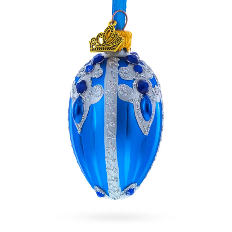 Buy Christmas Ornaments Glass Egg Couturier by BestPysanky Online Gift Ship