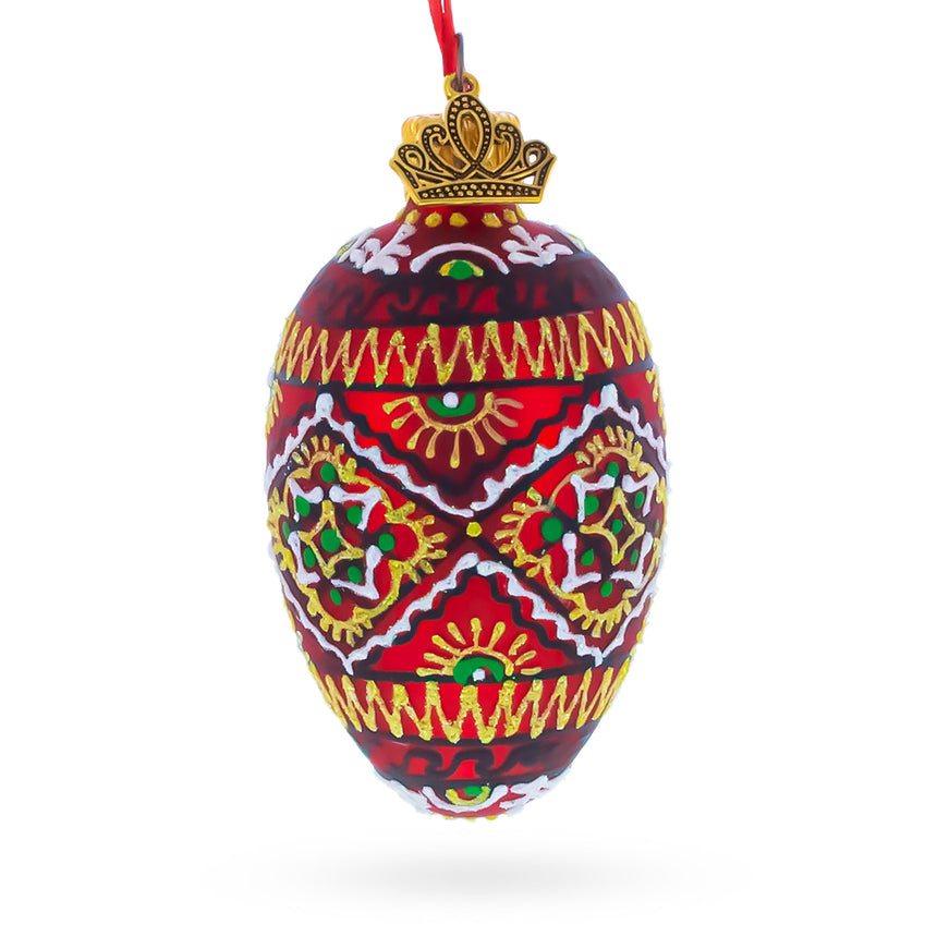 Buy Christmas Ornaments Glass Egg Pysanky by BestPysanky Online Gift Ship