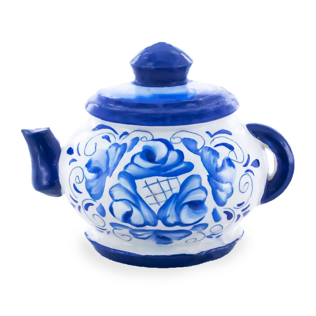 Blue Tea Pot Fridge Magnet in Blue color