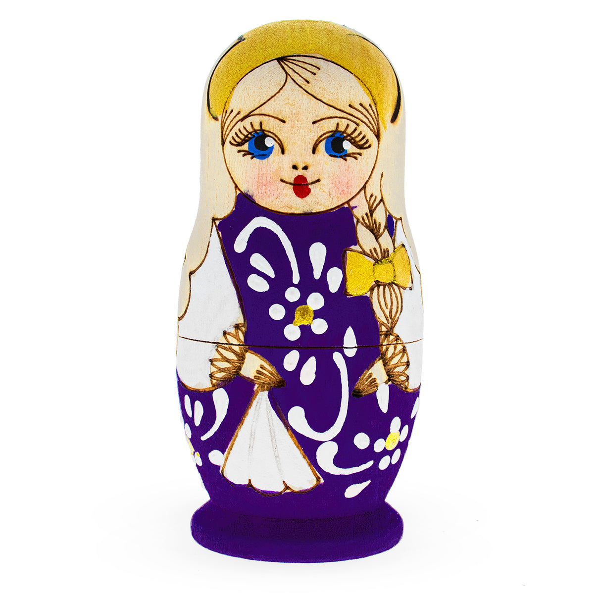 BestPysanky online gift shop sells stackable matryoshka stacking toy babushka Russian authentic for kids little Christmas nested matreshka wood hand painted collectible figurine figure statuette