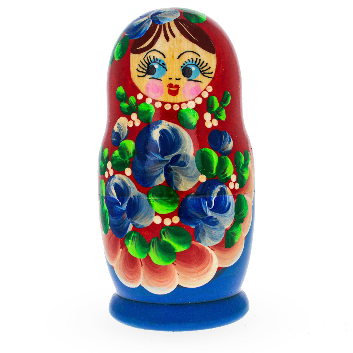 BestPysanky online gift shop sells stackable matryoshka stacking toy babushka Russian authentic for kids little Christmas nested matreshka wood hand painted collectible figurine figure statuette