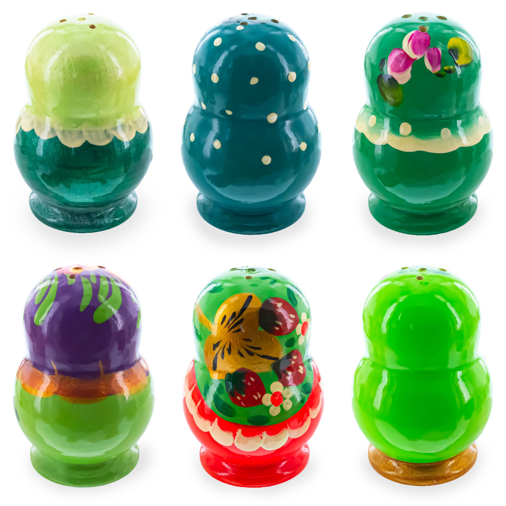 BestPysanky online gift shop sells stackable matryoshka stacking toy babushka Russian authentic for kids little Christmas nested matreshka wood hand painted collectible figurine figure statuette