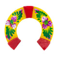 Yellow with Velvet Lucky Horseshoe Fridge Magnet in Yellow color