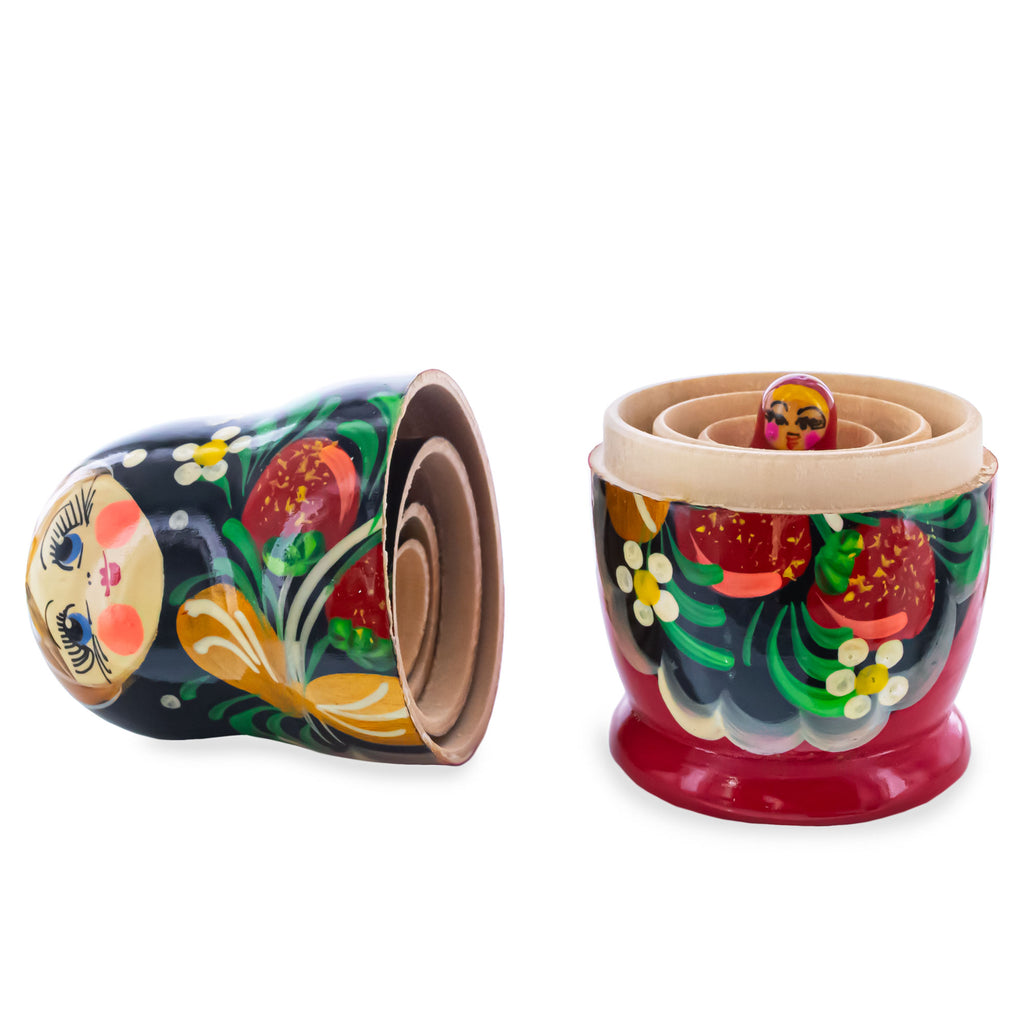 BestPysanky online gift shop sells stackable matryoshka stacking toy babushka Russian authentic for kids little Christmas nested matreshka wood hand painted collectible figurine figure statuette