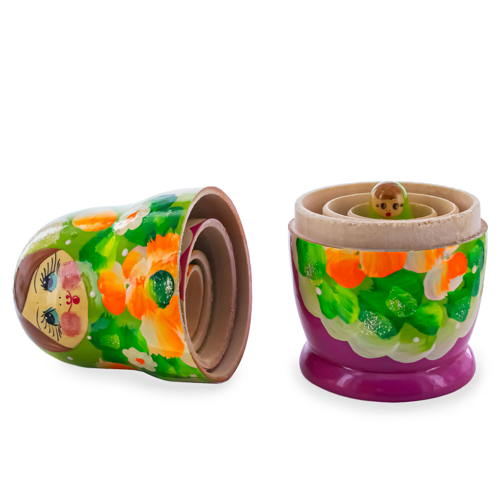 BestPysanky online gift shop sells stackable matryoshka stacking toy babushka Russian authentic for kids little Christmas nested matreshka wood hand painted collectible figurine figure statuette