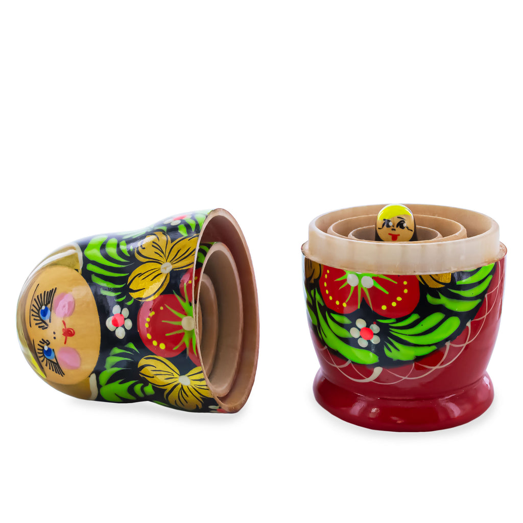 BestPysanky online gift shop sells stackable matryoshka stacking toy babushka Russian authentic for kids little Christmas nested matreshka wood hand painted collectible figurine figure statuette