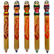Giant Wooden Matryoshka Doll Pencil (1 Random Design) in Multi color,  shape