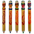 Giant Wooden Matryoshka Doll Pencil (1 Random Design) in Multi color