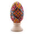 Goose Real Blown Out Ukrainian Easter Egg 6 in Multi color Oval