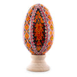 Goose Real Blown Out Ukrainian Easter Egg 11 in Multi color, Oval shape