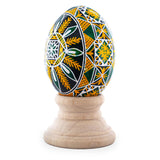 Eggshell Authentic Blown Real Eggshell Ukrainian Easter Egg Pysanka 038 in Multi color Oval