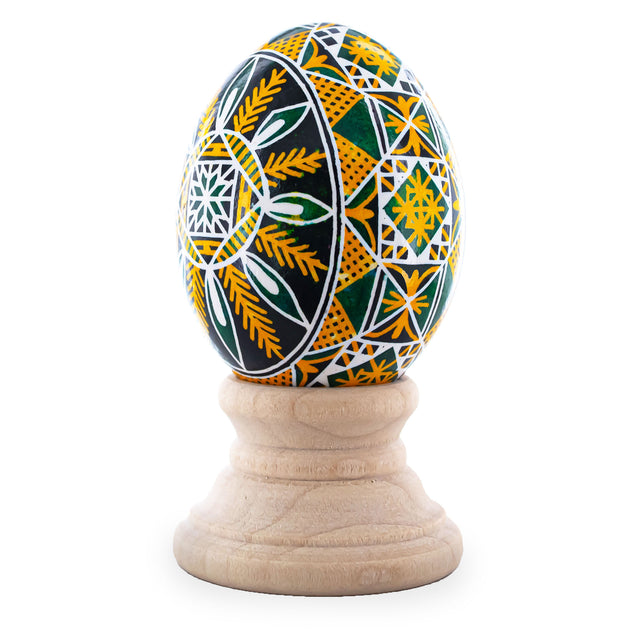 Eggshell Authentic Blown Real Eggshell Ukrainian Easter Egg Pysanka 038 in Multi color Oval
