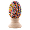 Eggshell Authentic Blown Real Eggshell Ukrainian Easter Egg Pysanka 039 in Multi color Oval