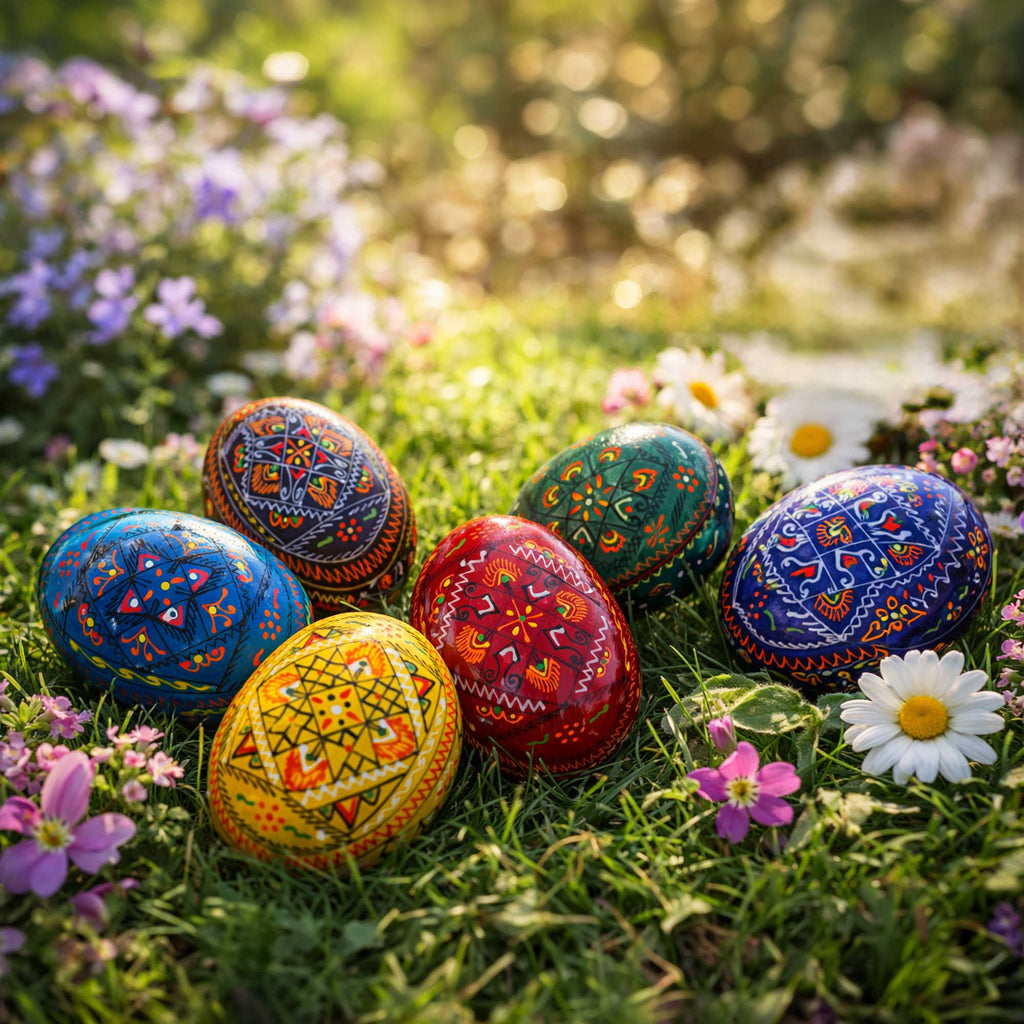 Buy Easter Eggs Wooden Pysanky Sets by BestPysanky Online Gift Ship