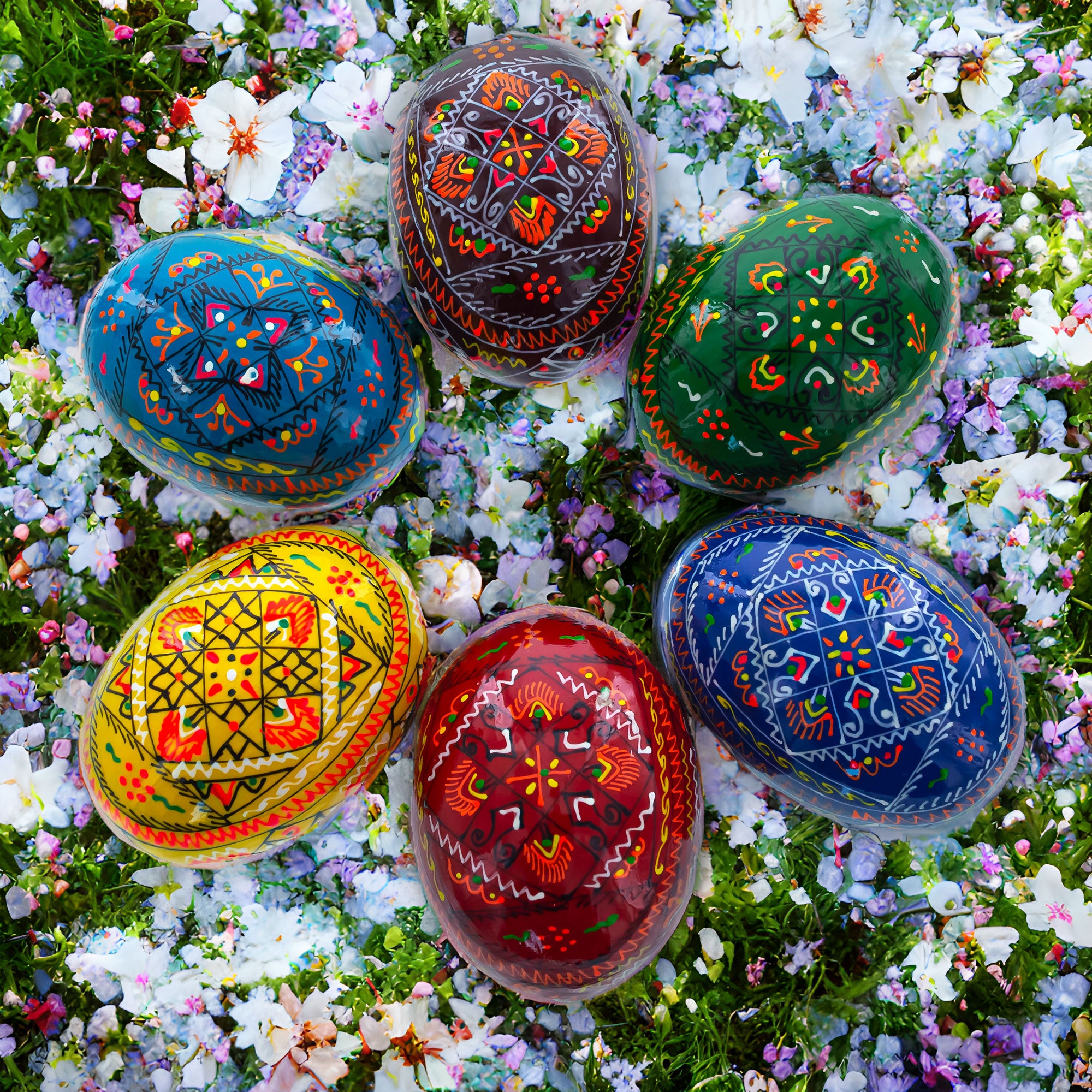 Buy Easter Eggs Wooden Pysanky Sets by BestPysanky Online Gift Ship
