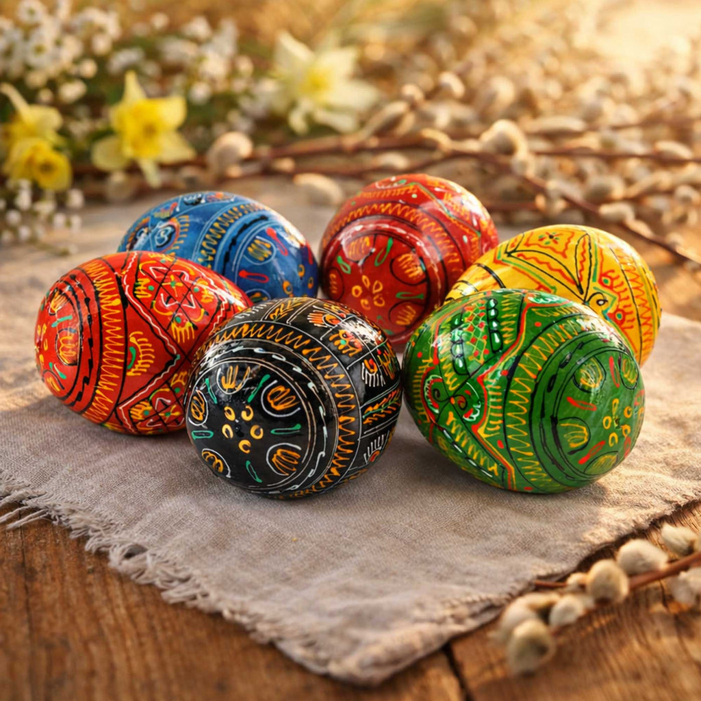 Buy Easter Eggs Wooden Pysanky Sets by BestPysanky Online Gift Ship