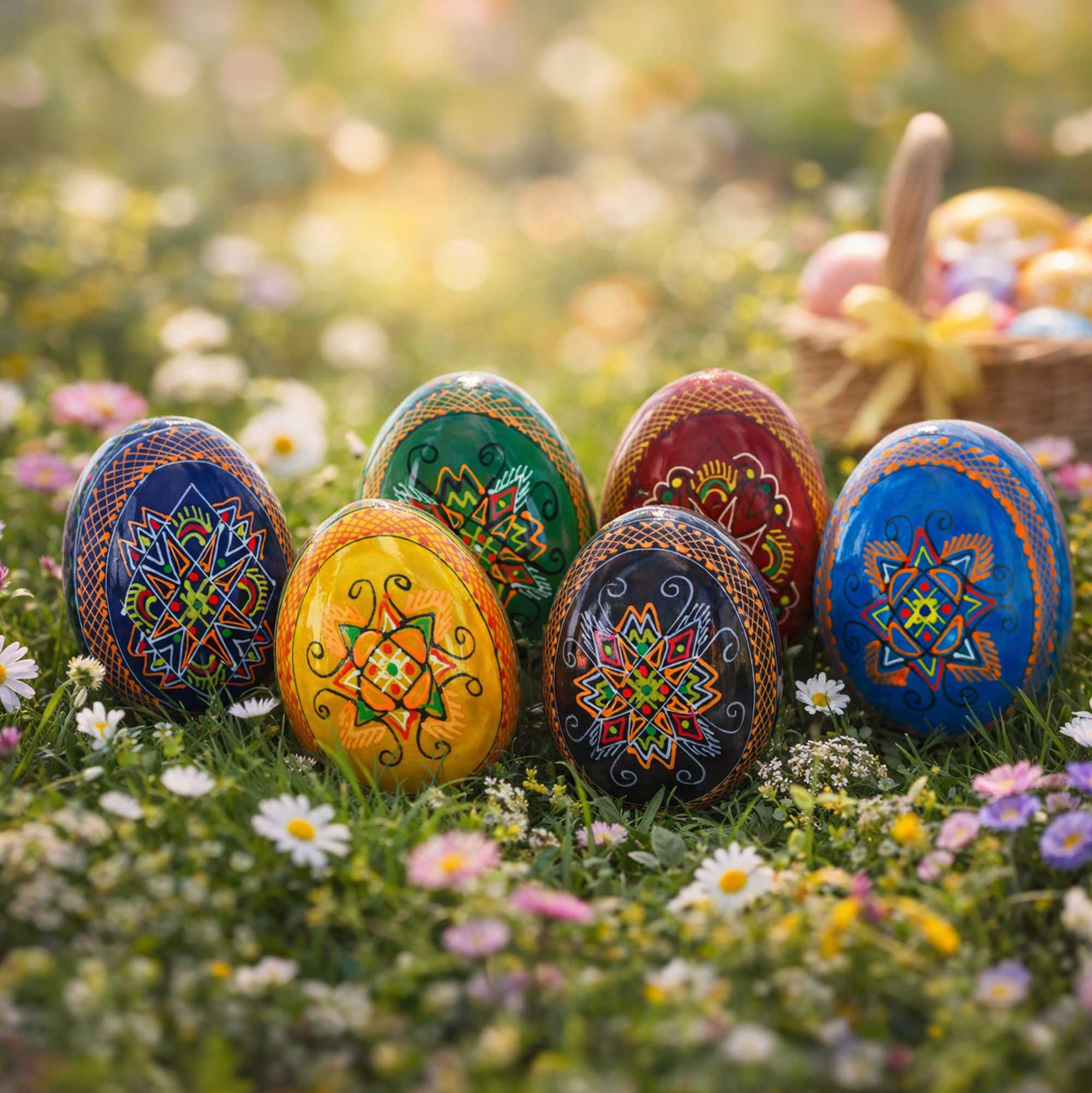 Buy Easter Eggs Wooden Pysanky Sets by BestPysanky Online Gift Ship