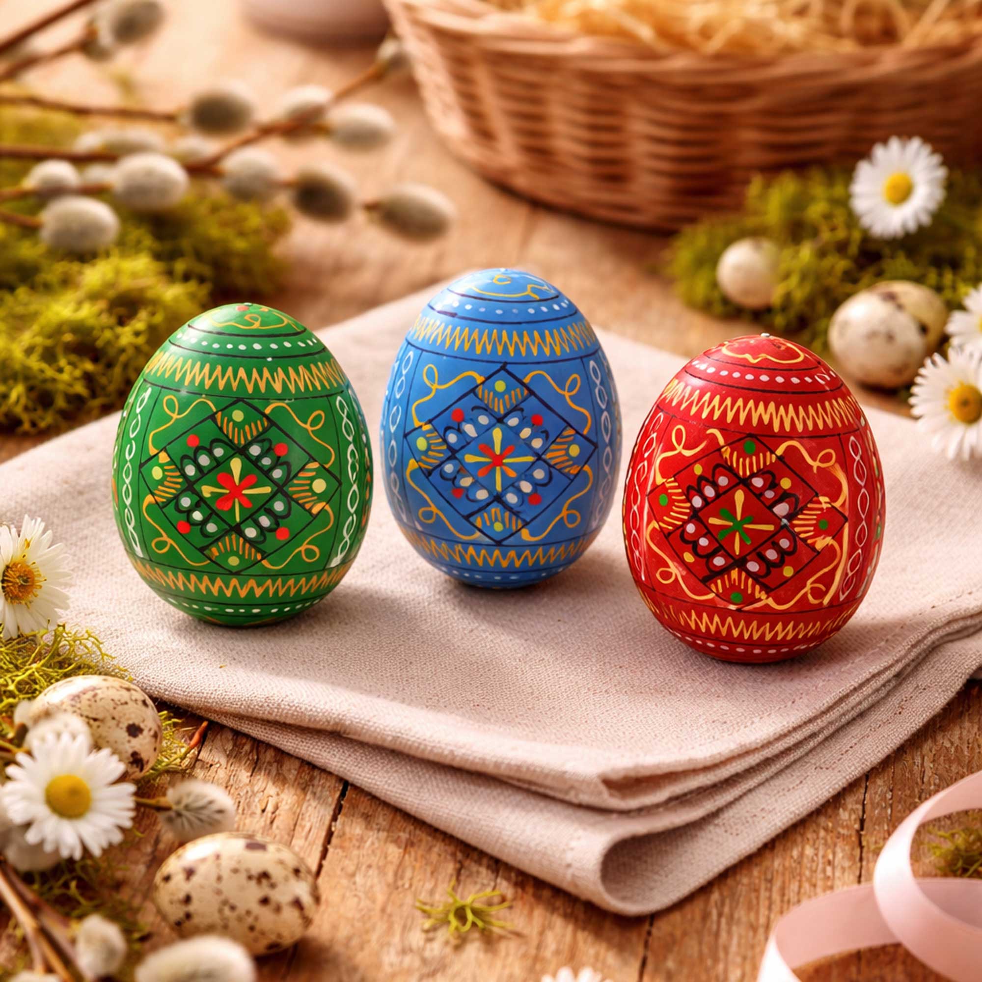 Buy Easter Eggs Wooden Pysanky Sets by BestPysanky Online Gift Ship