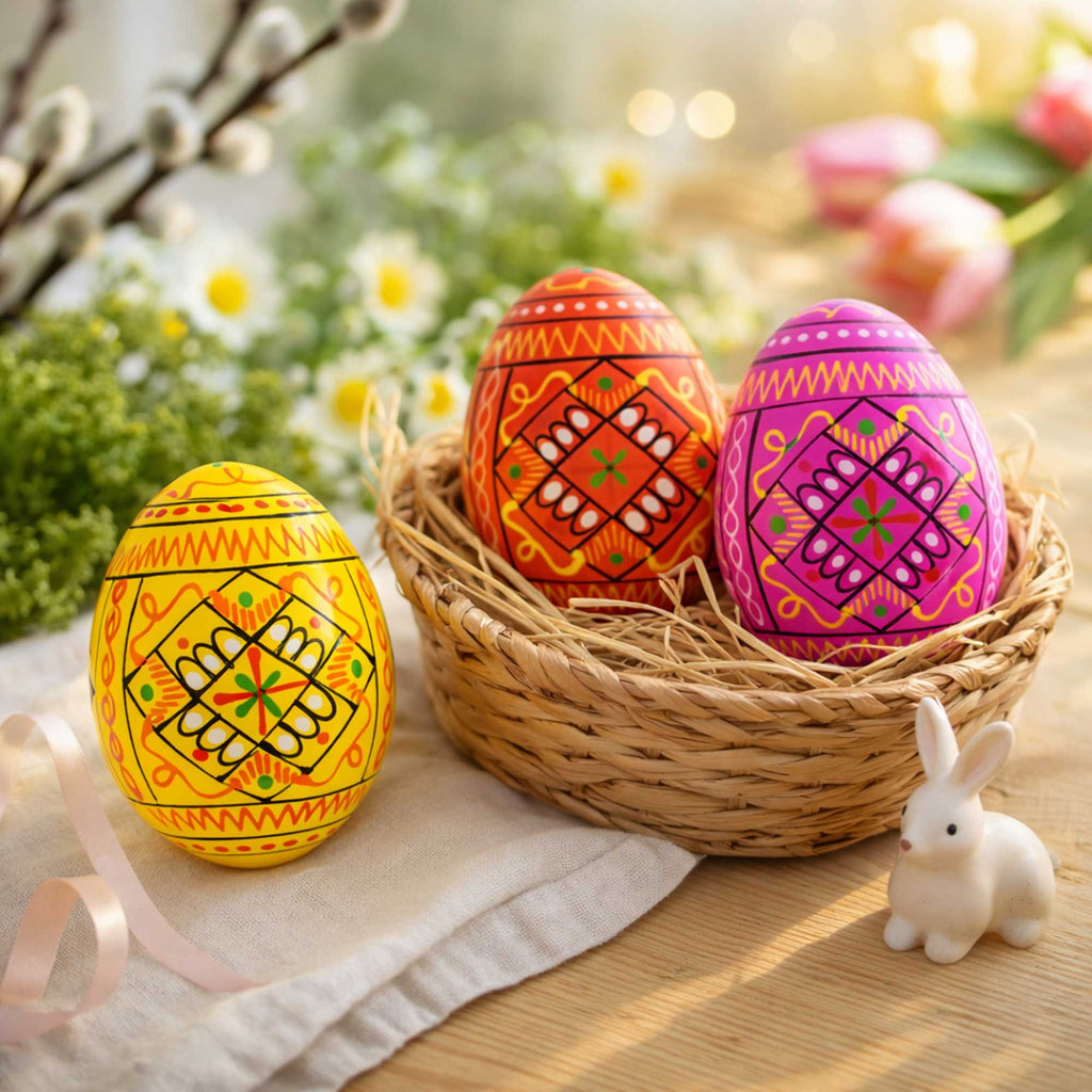 Buy Easter Eggs Wooden Pysanky Sets by BestPysanky Online Gift Ship
