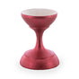 Metallic Rose Gold Wooden Ukrainian Egg Sphere Stand Holder Display 1.6 Inches in Rose Gold color