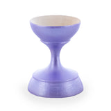 Metallic Purple Wooden Ukrainian Egg Sphere Stand Holder Display 1.6 Inches in Purple color
