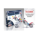 Long Metal Motorcycle Chopper Bike Model Kit (105 Pieces) 7.5 Inches , dimensions in inches:  x  x