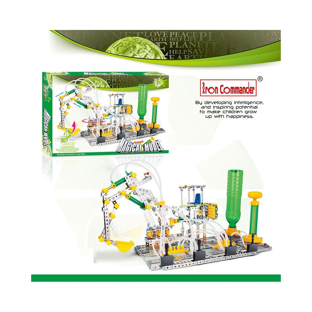 Functioning Claw with Air Pressure Construction Model Kit (807 Pieces)