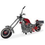 Motorcycle Bike Chopper Construction Model Kit (940 Pieces) in Multi color
