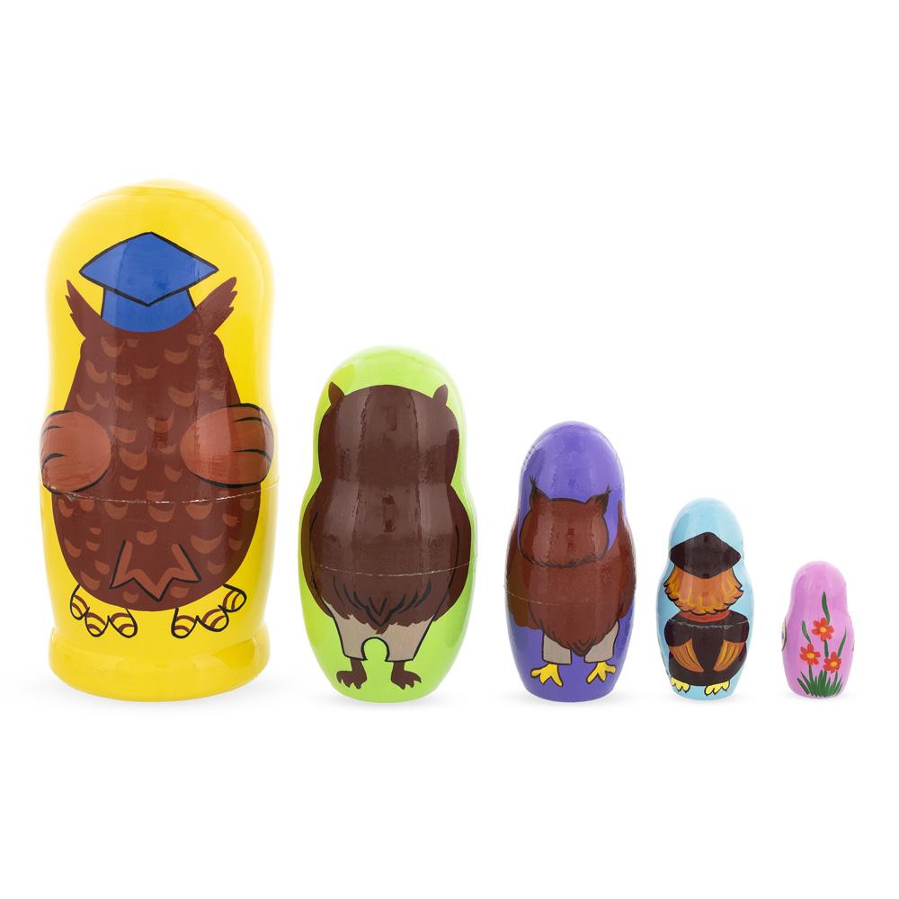 BestPysanky online gift shop sells animals stackable matryoshka stacking toy babushka Russian authentic for kids little Christmas nested matreshka wood hand painted collectible figurine figure statuette