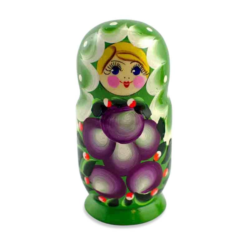 BestPysanky online gift shop sells stackable matryoshka stacking toy babushka Russian authentic for kids little Christmas nested matreshka wood hand painted collectible figurine figure statuette