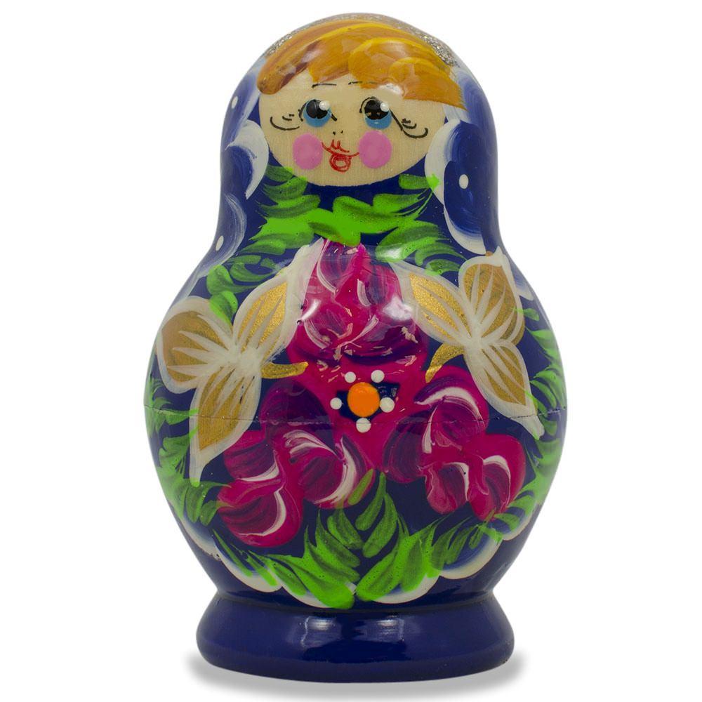 BestPysanky online gift shop sells stackable matryoshka stacking toy babushka Russian authentic for kids little Christmas nested matreshka wood hand painted collectible figurine figure statuette