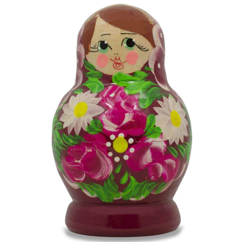 BestPysanky online gift shop sells stackable matryoshka stacking toy babushka Russian authentic for kids little Christmas nested matreshka wood hand painted collectible figurine figure statuette